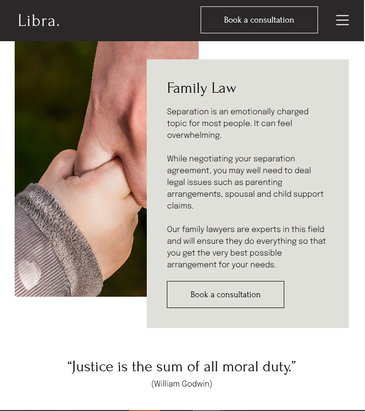 Build your law firm website with LOKAL